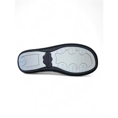 Biorelax Zapatilla de casa acolchada chico negra - Bio1507