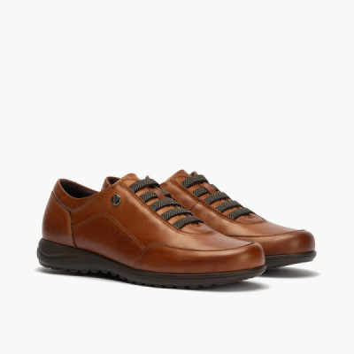 Pitillos Zapatos de piel deportivo con elásticos para mujer - P2710 Pitillos Zapatos de piel deportivo con elásticos para mujer - P2710