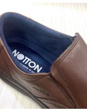 Notton zapato mocasín marrón plantilla extraíble Cathay hombre N0607