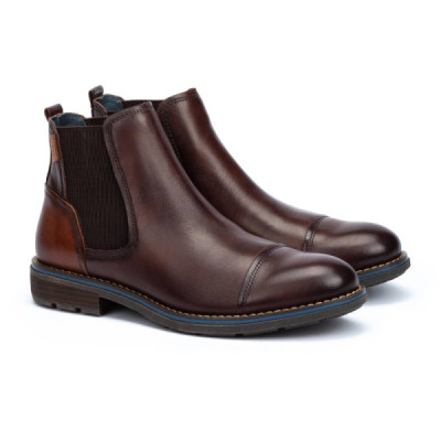 Bota Pikolinos Chelsea York hombre en piel marrón - pkm2m8016