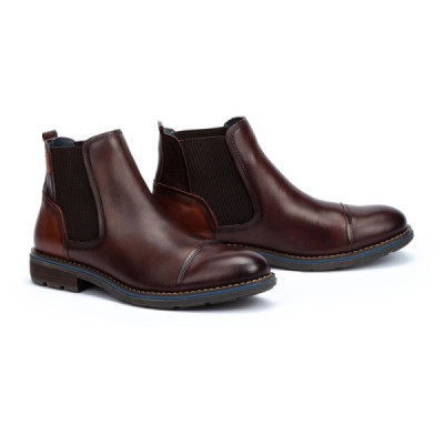 Bota Pikolinos Chelsea York hombre en piel marrón - pkm2m8016