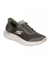 Deportivas Skechers hombre Slip ins sin cordón Marrón 216324