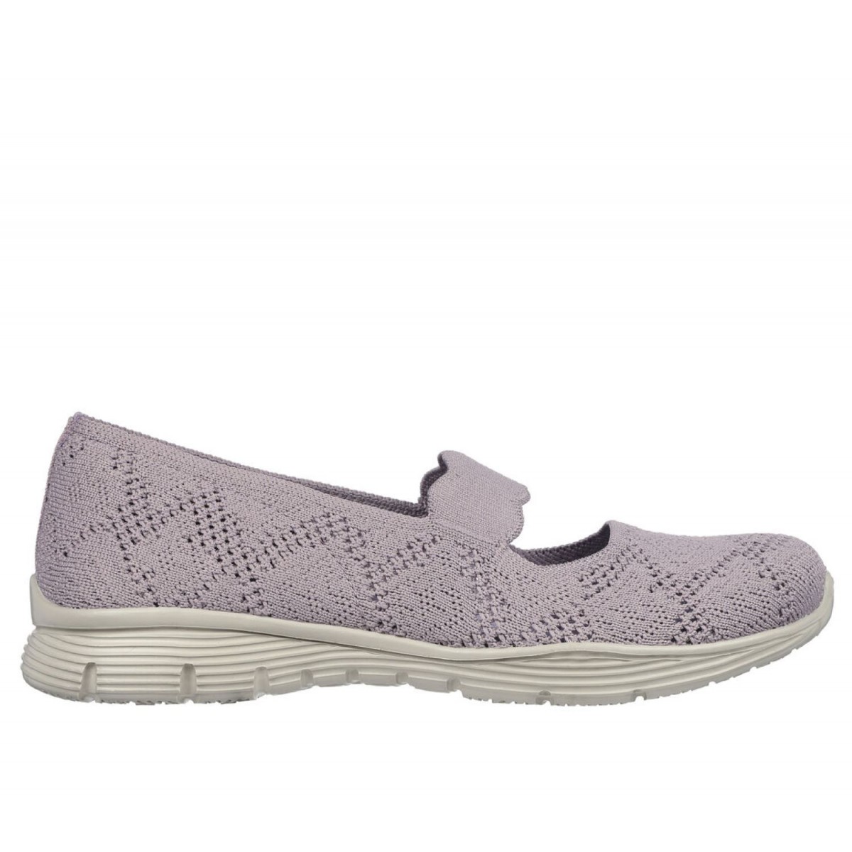 Skechers zapatilla merceditas elástica Sk158110 lila