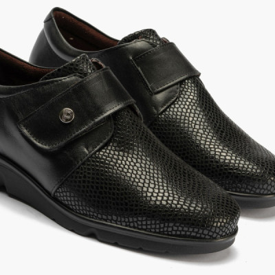 Zapatos Pitillos para Pie Delicado con Velcro de Mujer - P5306 Zapatos Pitillos para Pie Delicado con Velcro de Mujer - P5306