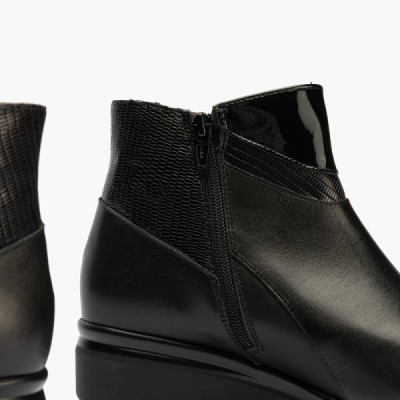 Botin cómodo Pitillos para mujer con cuña - P5315