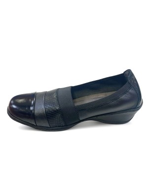 Notton Zapato mocasín ancho especial con elásticos mujer - N660