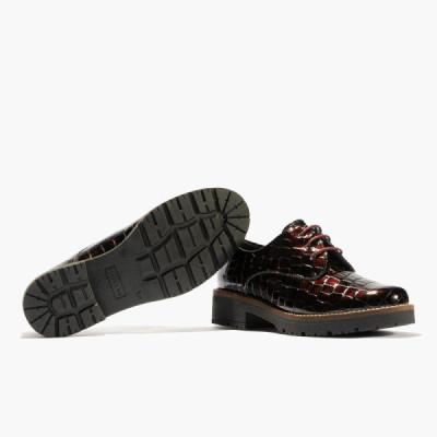 Zapato Pitillos con cordones estilo ingles para mujer - P5370