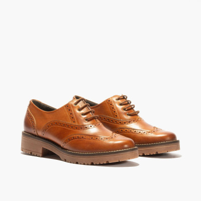 Zapatos cómodo Oxford Pitillos de mujer en piel - P5372 Zapatos cómodo Oxford Pitillos de mujer en piel - P5372