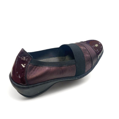 Notton Zapato mocasín ancho especial con elásticos mujer - N660