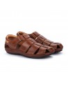 Sandalia de hombre Tarifa Pikolinos semicerrada cuero y negro Pk5433