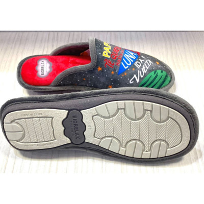 Zapatilla de casa Biorelax acolchada para papa - Bio1435