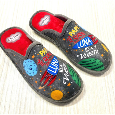 Zapatilla de casa Biorelax acolchada para papa - Bio1435