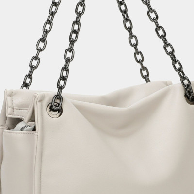 Bolso grande Dominica Binnari crudo taupe - Cnp19791