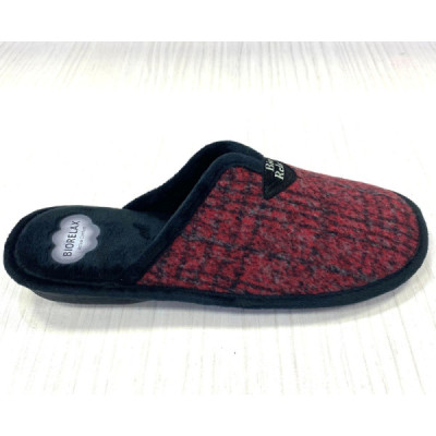 Biorelax zapatilla de casa para hombre acolchada invierno - bio1414 Biorelax zapatilla de casa para hombre acolchada invierno - bio1414