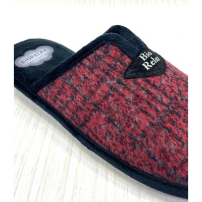 Biorelax zapatilla de casa para hombre acolchada invierno - bio1414 Biorelax zapatilla de casa para hombre acolchada invierno - bio1414