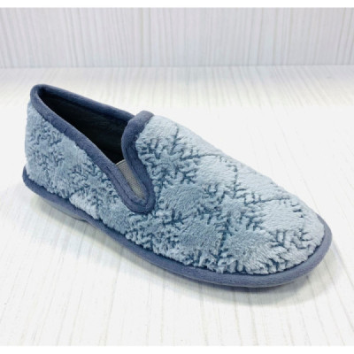 Zapatilla de casa Biorelax cerrada con pelito para mujer - Bio4514