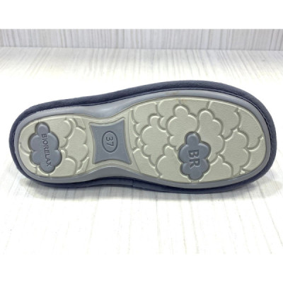 Zapatilla de casa Biorelax cerrada con pelito para mujer - Bio4514