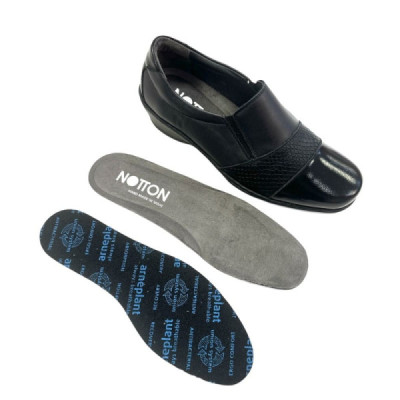 Zapato Notton ancho especial con cuña para mujer - N0560