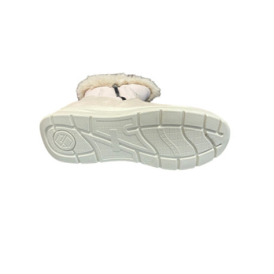 Mysoft bota cómoda de pelo para mujer color hielo - My22m550