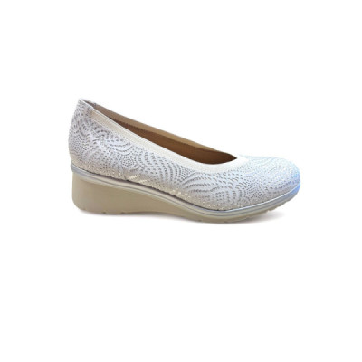 Pitillos zapato salón con cuña cómodo para mujer - P5740