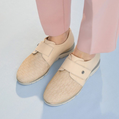 Zapato Pitillos de mujer ancho especial con velcro - P5760 Zapato Pitillos de mujer ancho especial con velcro - P5760
