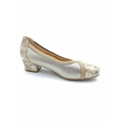 Zapato de tacón ancho especial Doctor Cutillas beige - Doc81230 Zapato de tacón ancho especial Doctor Cutillas beige - Doc81230