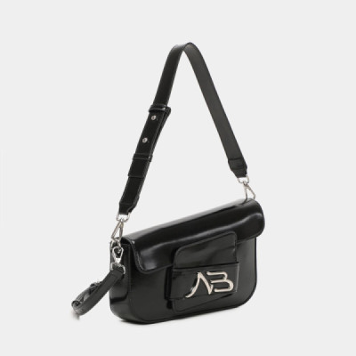 Bolso de hombro negro Alma de Binnari - Cnp19964