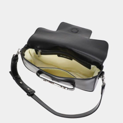 Bolso de hombro negro Alma de Binnari - Cnp19964