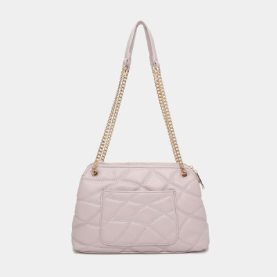 Bolso de vestir para mujer Mara de Binnari lavanda y blanco