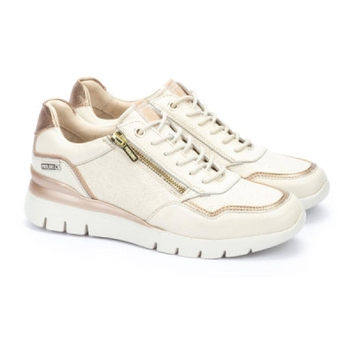 Zapato deportivo Pikolinos Cantabria con cremallera crudo - Pk6994c2