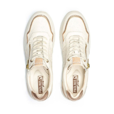 Zapato deportivo Pikolinos Cantabria con cremallera crudo - Pk6994c2