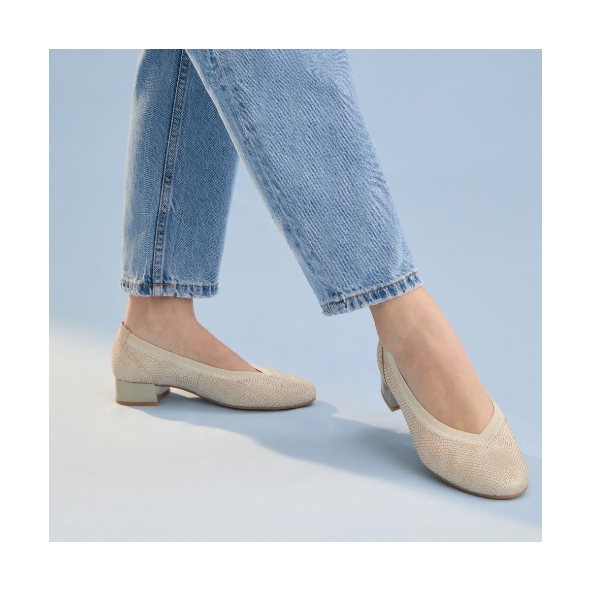 Zapato Pitillos de mujer con tacón bajo y elástico - P5710