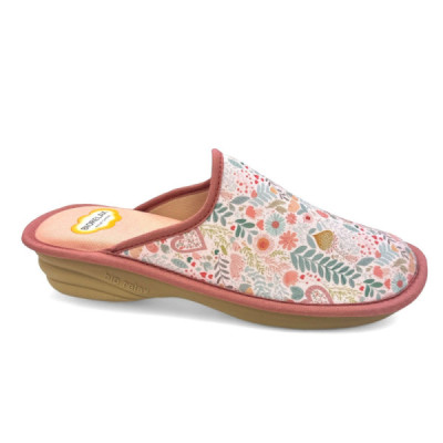 Zapatilla de casa Biorelax acolchada con cuña mujer - Bio1847
