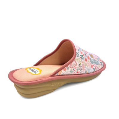 Zapatilla de casa Biorelax acolchada con cuña mujer - Bio1847