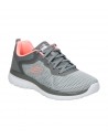 Deportiva mujer Skechers Bountiful gris memory foam Sk12607