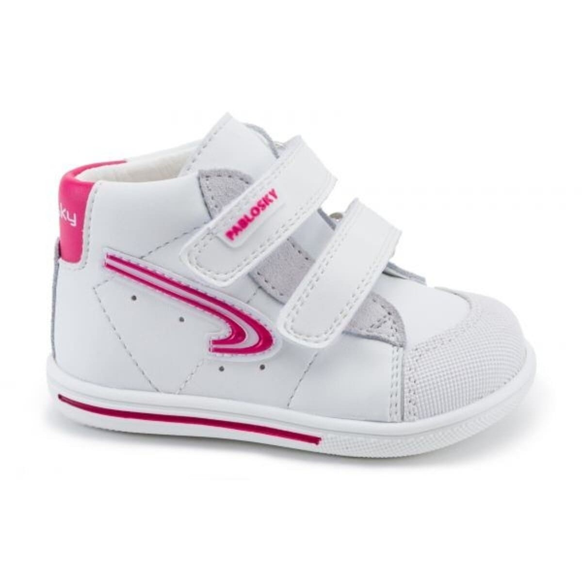 Pablosky bota deportivo bebe niña blanca 18 Pa002707