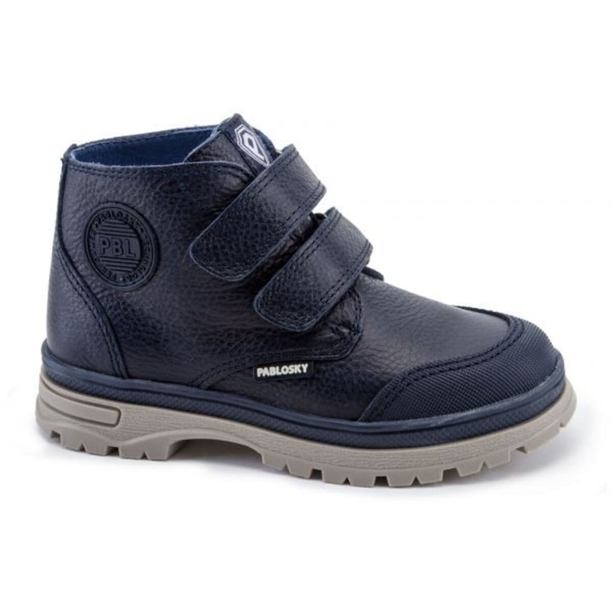 Pablosky botas con velcro niño piel marino 27 al 35 Pa503123