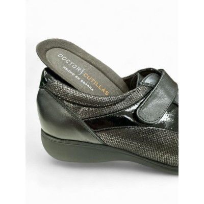 Zapatos talla grande para mujer Doctor Cutillas con velcro - Doc53573 Zapatos talla grande para mujer Doctor Cutillas con velcro - Doc53573