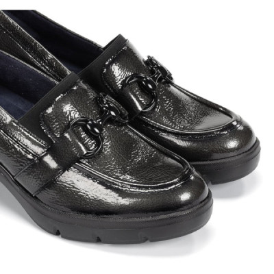 Zapato mocasín Fluchos Fugaz para mujer con tacón - F2111