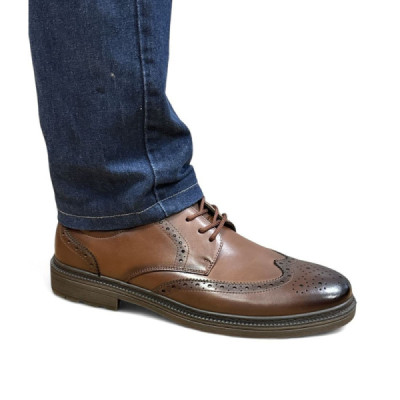 Zapato de vestir ancho especial G Comfort hombre marrón - Gc98916c