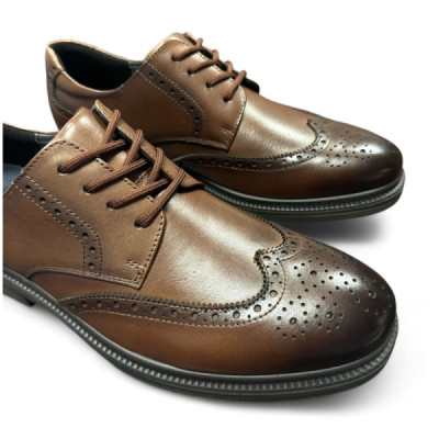 Zapato de vestir ancho especial G Comfort hombre marrón - Gc98916c