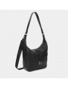 Bolso bandolera Hobo Marbella Binnari burdeos y negro Cnp20372