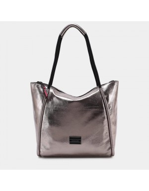 Bolso shopper para mujer Almería de Binnari acero Cnp20212