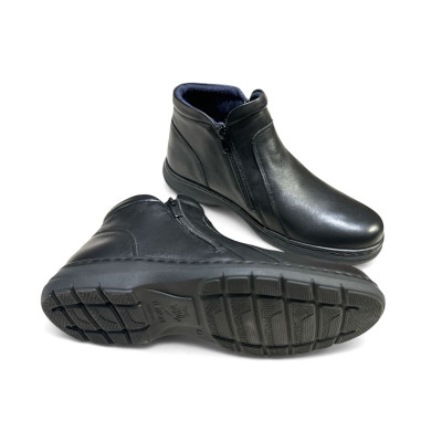 Bota ancho especial Notton para hombre con cremalleras - N0503