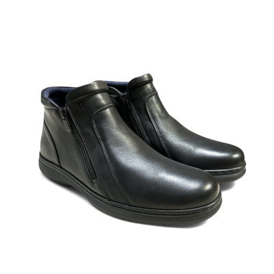Bota ancho especial Notton para hombre con cremalleras - N0503