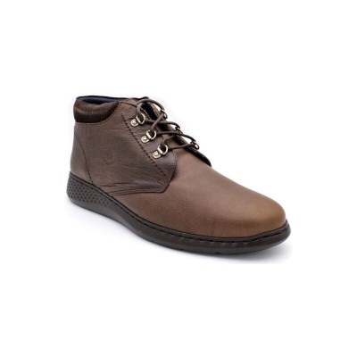 Bota Notton cómoda con cordones de piel para hombre - N2412