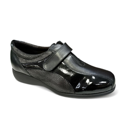 Zapatos talla grande para mujer Doctor Cutillas con velcro - Doc53573 Zapatos talla grande para mujer Doctor Cutillas con velcro - Doc53573