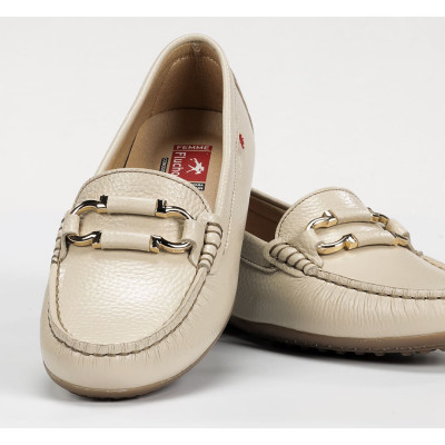Mocasín Fluchos Bruni para mujer con adorno primavera - F2156