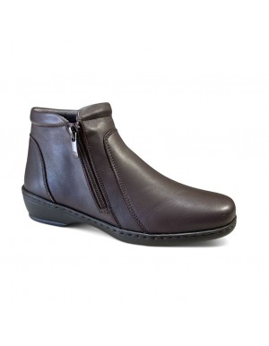 Bota ancho especial Notton para mujer dos cremalleras - N0461