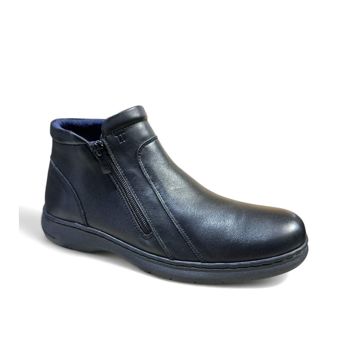 Bota ancho especial Notton para hombre con cremalleras - N0503